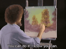 bob ross painting